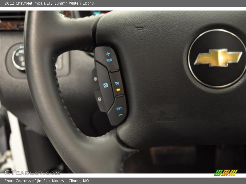 Summit White / Ebony 2012 Chevrolet Impala LT