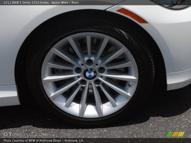 Alpine White / Black 2011 BMW 3 Series 335d Sedan