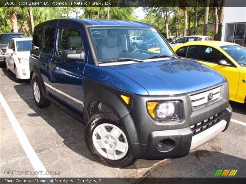 Atomic Blue Metallic / Gray/Black 2008 Honda Element LX