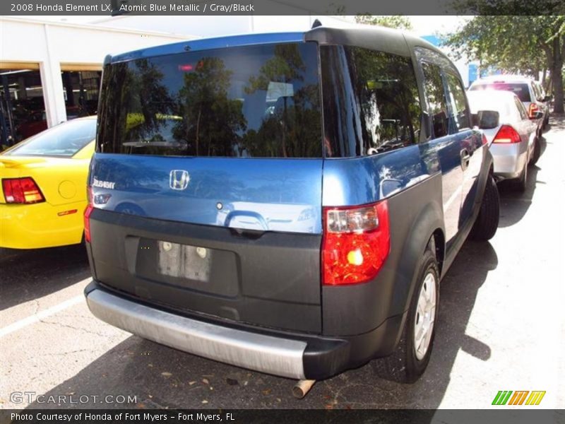 Atomic Blue Metallic / Gray/Black 2008 Honda Element LX