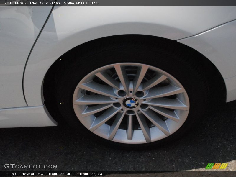 Alpine White / Black 2011 BMW 3 Series 335d Sedan