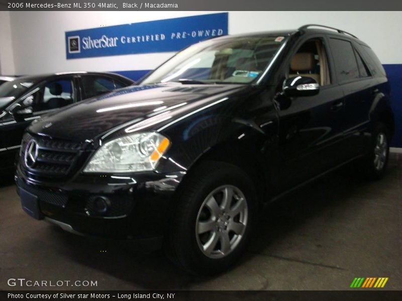 Black / Macadamia 2006 Mercedes-Benz ML 350 4Matic