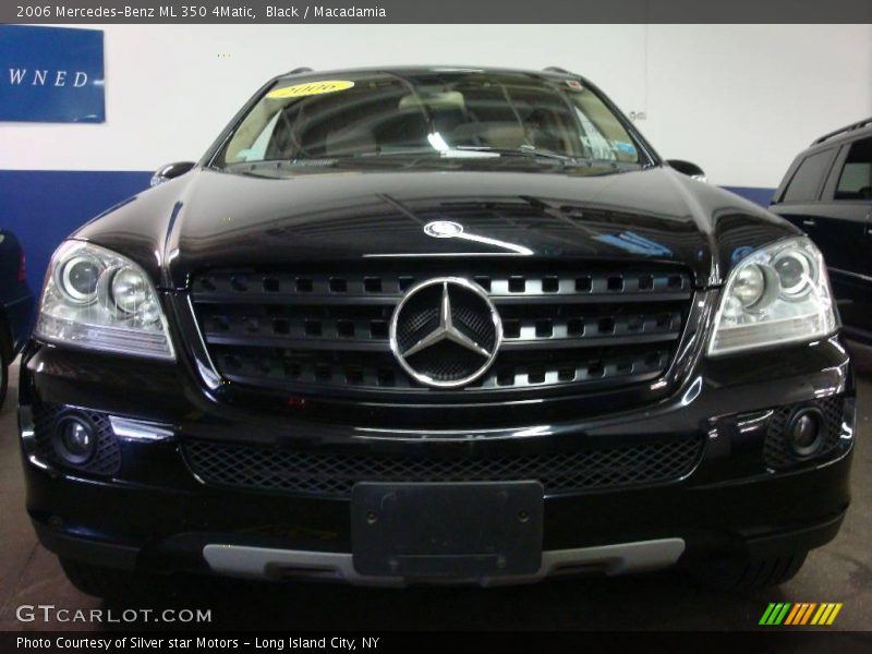 Black / Macadamia 2006 Mercedes-Benz ML 350 4Matic