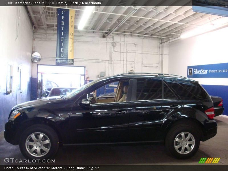 Black / Macadamia 2006 Mercedes-Benz ML 350 4Matic