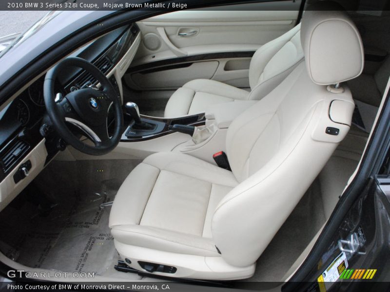 Beige Interior - 2010 3 Series 328i Coupe 