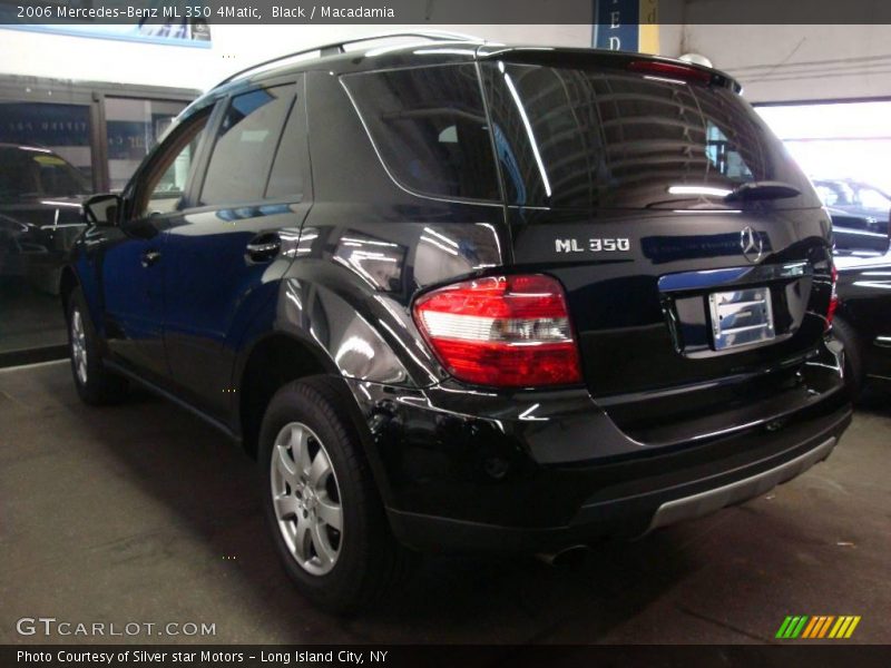 Black / Macadamia 2006 Mercedes-Benz ML 350 4Matic