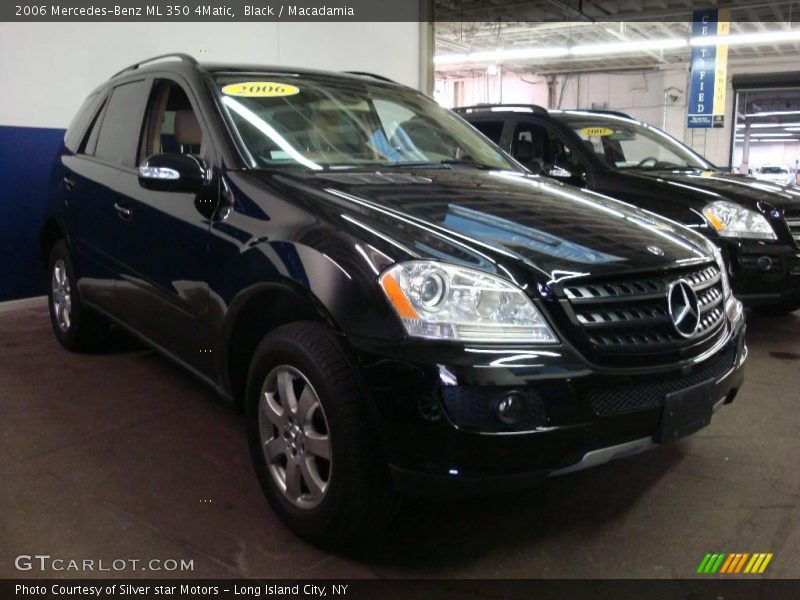 Black / Macadamia 2006 Mercedes-Benz ML 350 4Matic