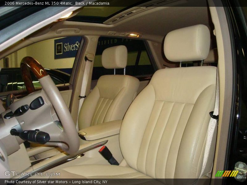 Black / Macadamia 2006 Mercedes-Benz ML 350 4Matic
