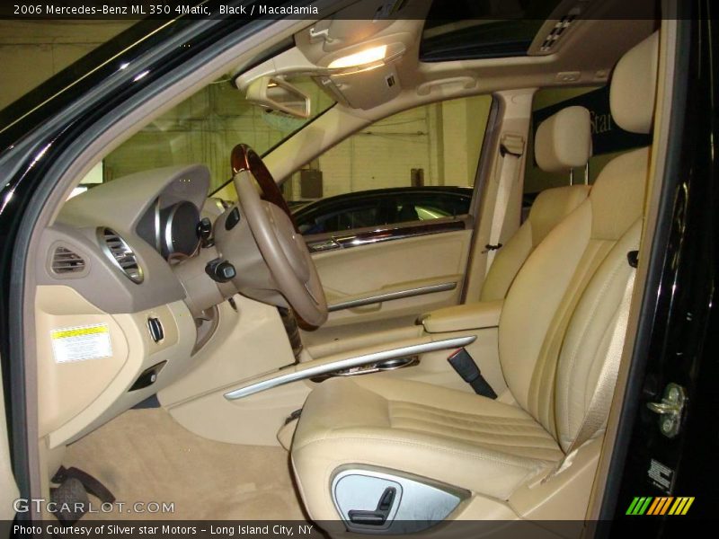 Black / Macadamia 2006 Mercedes-Benz ML 350 4Matic