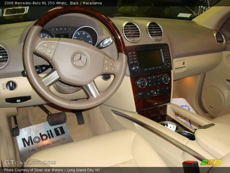 Black / Macadamia 2006 Mercedes-Benz ML 350 4Matic