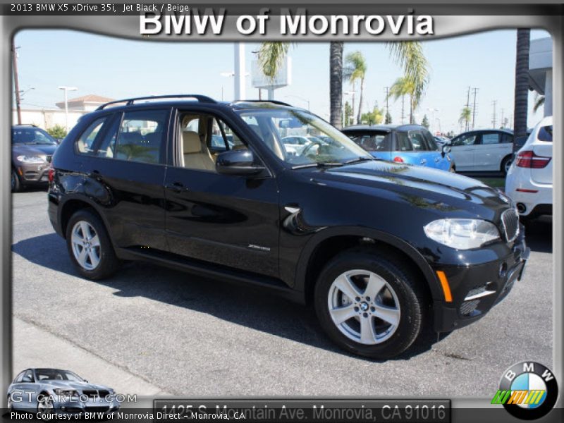 Jet Black / Beige 2013 BMW X5 xDrive 35i