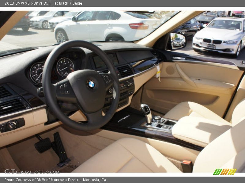 Jet Black / Beige 2013 BMW X5 xDrive 35i