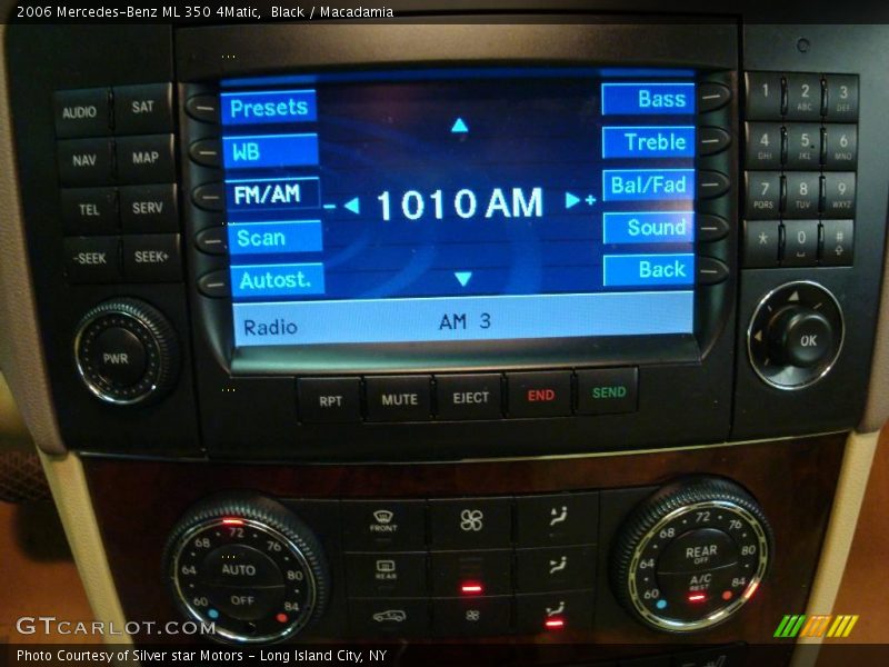 Black / Macadamia 2006 Mercedes-Benz ML 350 4Matic