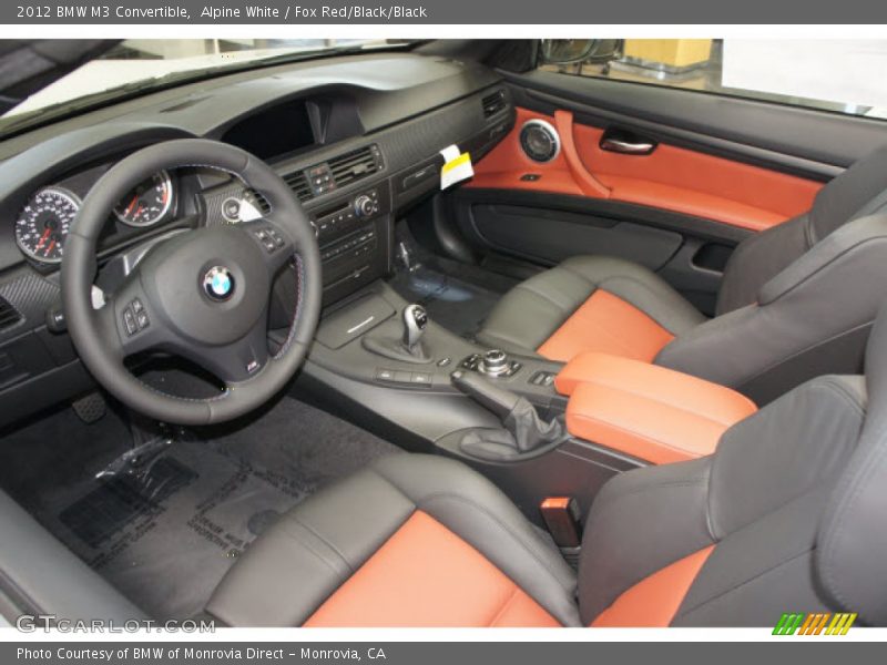 Fox Red/Black/Black Interior - 2012 M3 Convertible 