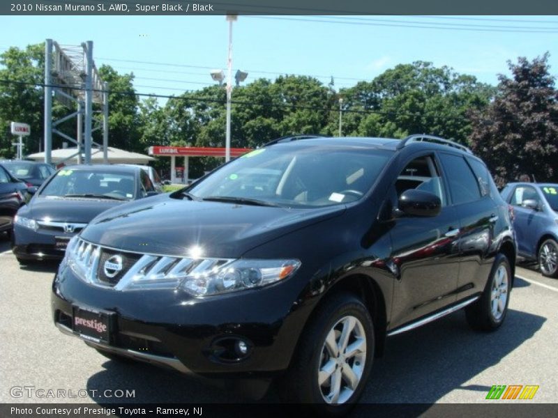 Super Black / Black 2010 Nissan Murano SL AWD