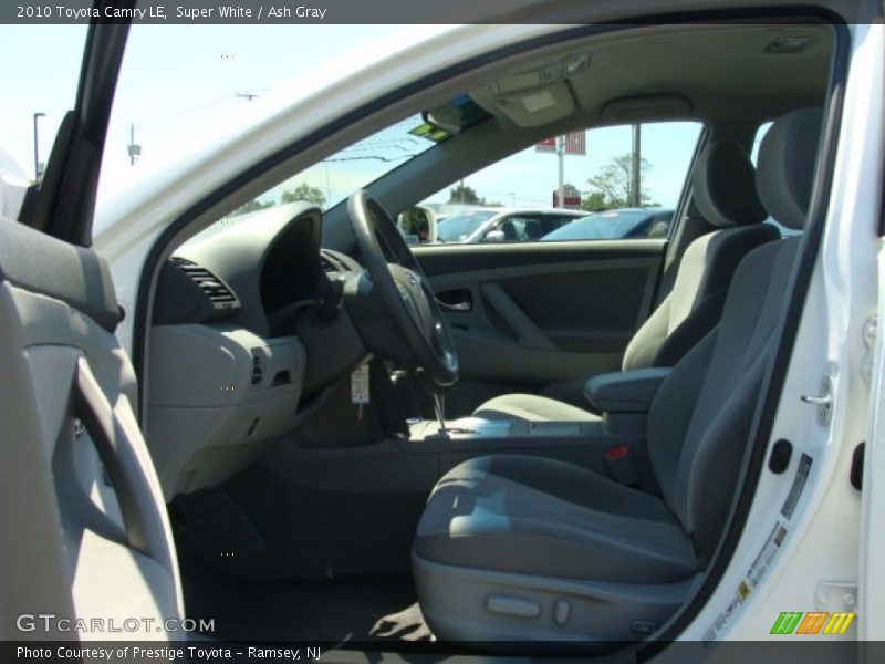 Super White / Ash Gray 2010 Toyota Camry LE