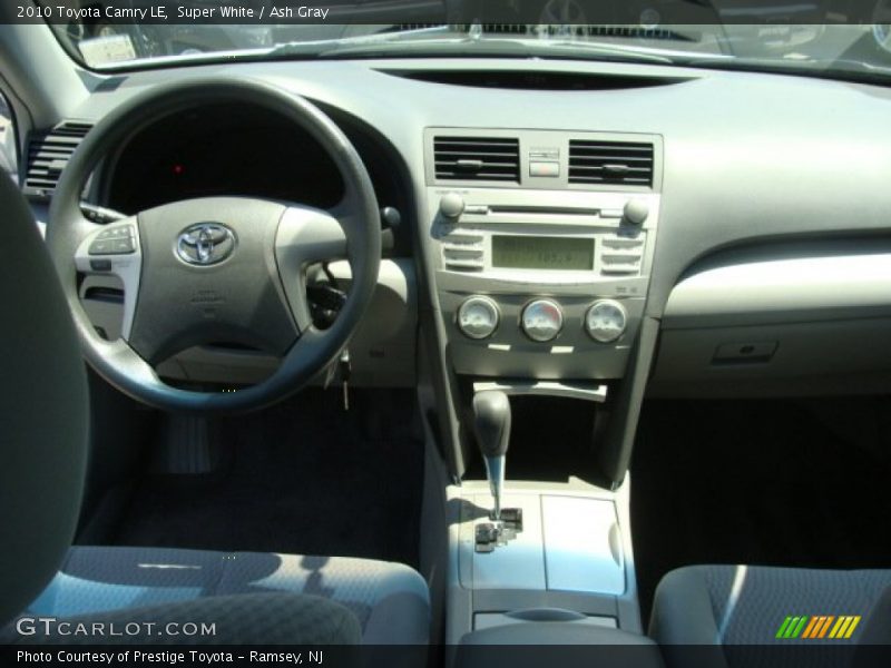 Super White / Ash Gray 2010 Toyota Camry LE
