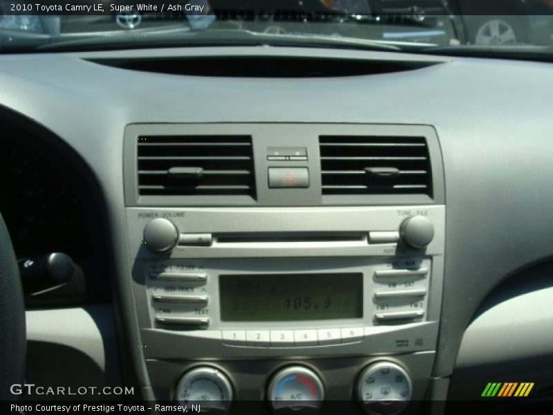Super White / Ash Gray 2010 Toyota Camry LE