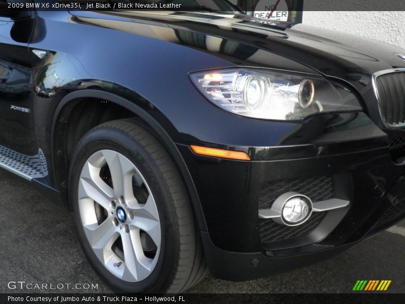 Jet Black / Black Nevada Leather 2009 BMW X6 xDrive35i