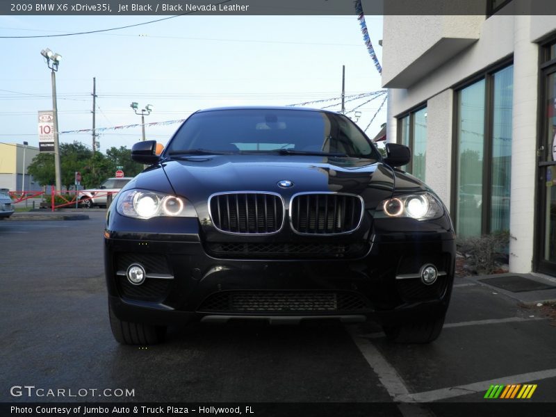 Jet Black / Black Nevada Leather 2009 BMW X6 xDrive35i