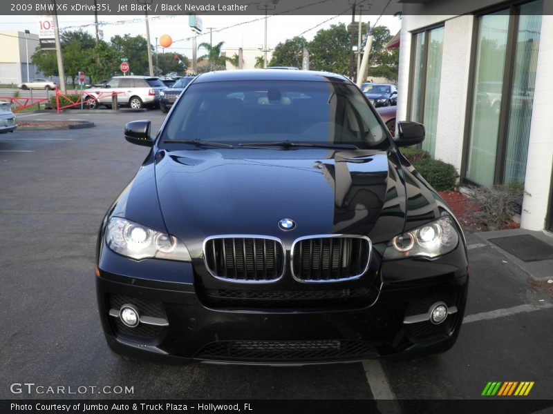 Jet Black / Black Nevada Leather 2009 BMW X6 xDrive35i