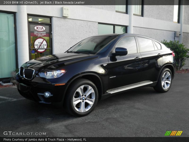 Jet Black / Black Nevada Leather 2009 BMW X6 xDrive35i