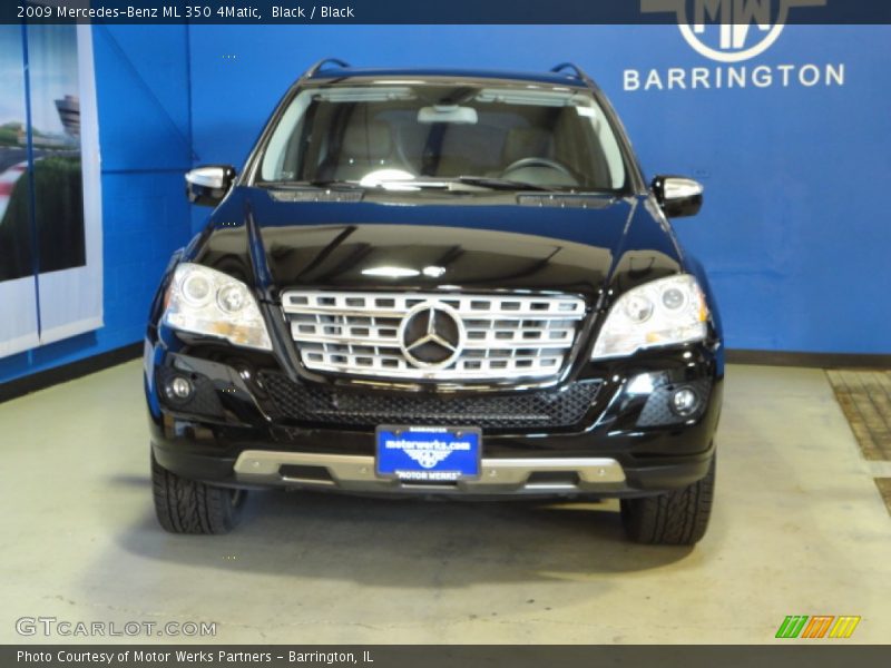 Black / Black 2009 Mercedes-Benz ML 350 4Matic
