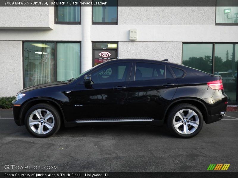 Jet Black / Black Nevada Leather 2009 BMW X6 xDrive35i