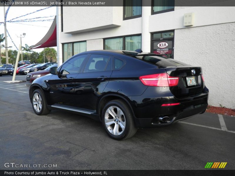 Jet Black / Black Nevada Leather 2009 BMW X6 xDrive35i