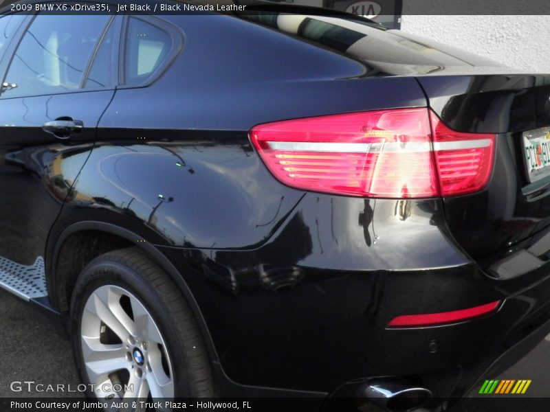 Jet Black / Black Nevada Leather 2009 BMW X6 xDrive35i