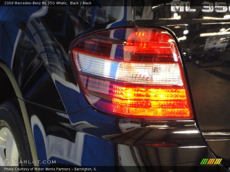 Black / Black 2009 Mercedes-Benz ML 350 4Matic