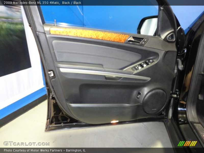 Black / Black 2009 Mercedes-Benz ML 350 4Matic