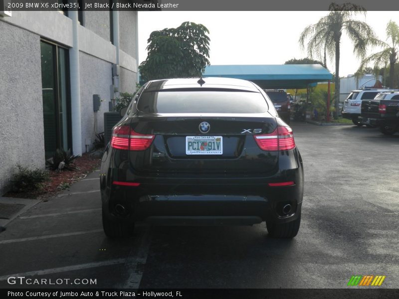 Jet Black / Black Nevada Leather 2009 BMW X6 xDrive35i