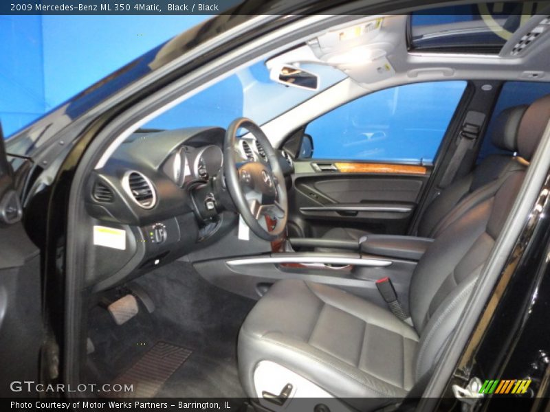 Black / Black 2009 Mercedes-Benz ML 350 4Matic