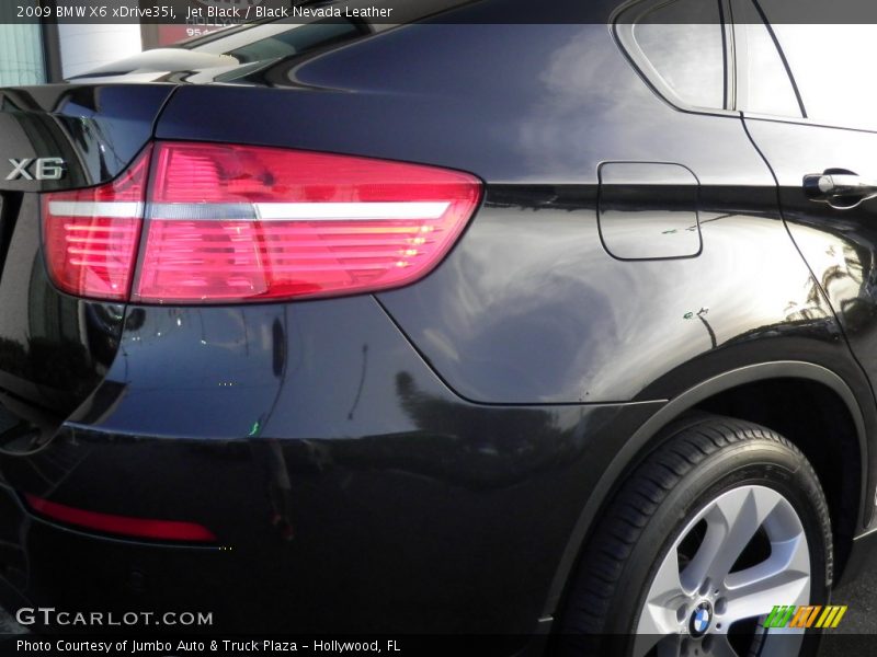 Jet Black / Black Nevada Leather 2009 BMW X6 xDrive35i