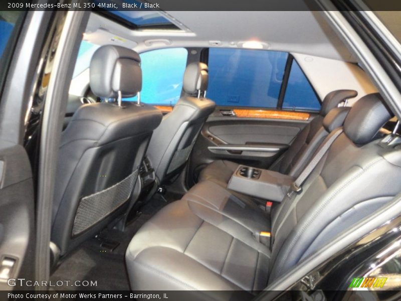 Black / Black 2009 Mercedes-Benz ML 350 4Matic