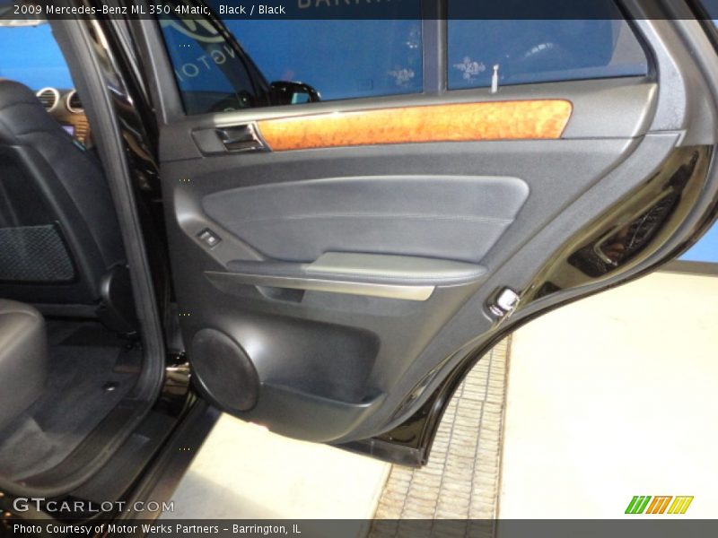 Black / Black 2009 Mercedes-Benz ML 350 4Matic