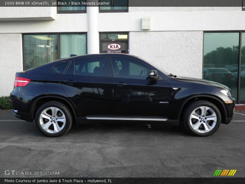 Jet Black / Black Nevada Leather 2009 BMW X6 xDrive35i