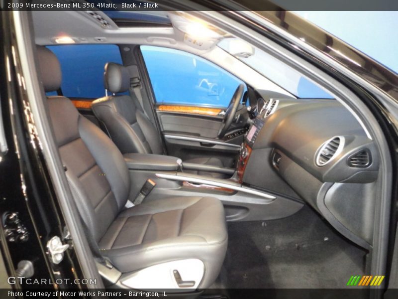Black / Black 2009 Mercedes-Benz ML 350 4Matic