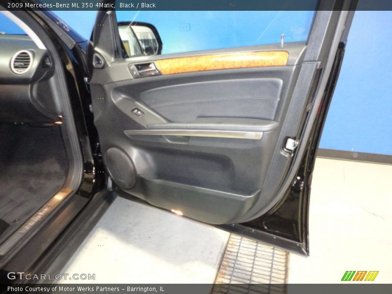 Black / Black 2009 Mercedes-Benz ML 350 4Matic
