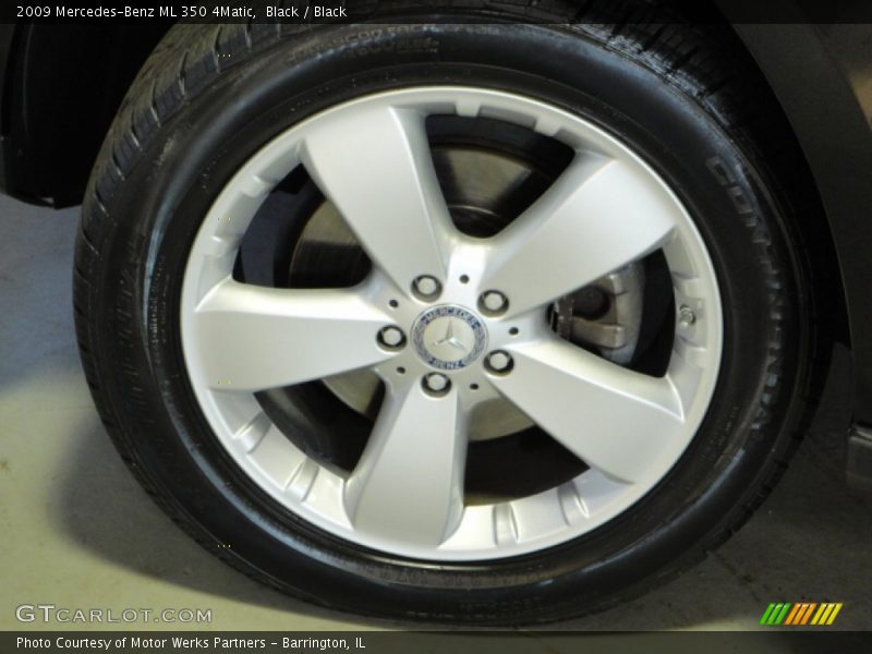 Black / Black 2009 Mercedes-Benz ML 350 4Matic