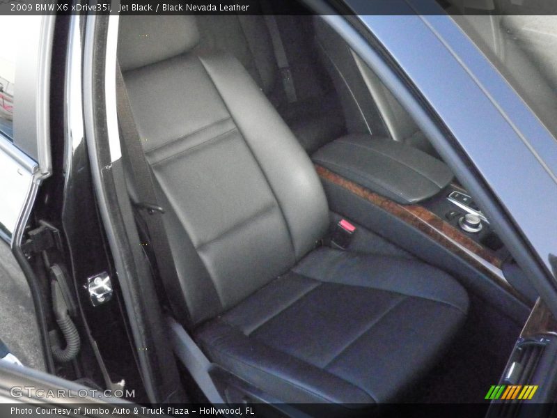 Jet Black / Black Nevada Leather 2009 BMW X6 xDrive35i