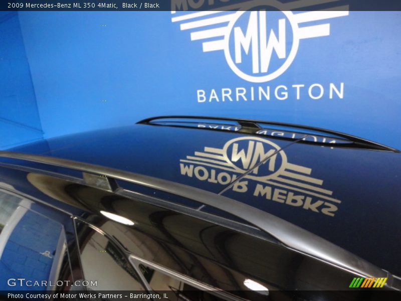 Black / Black 2009 Mercedes-Benz ML 350 4Matic