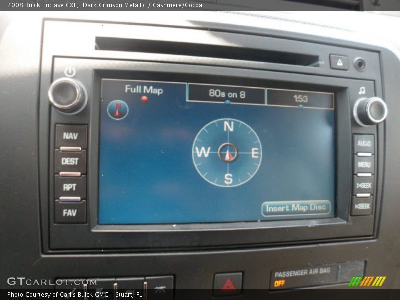 Dark Crimson Metallic / Cashmere/Cocoa 2008 Buick Enclave CXL
