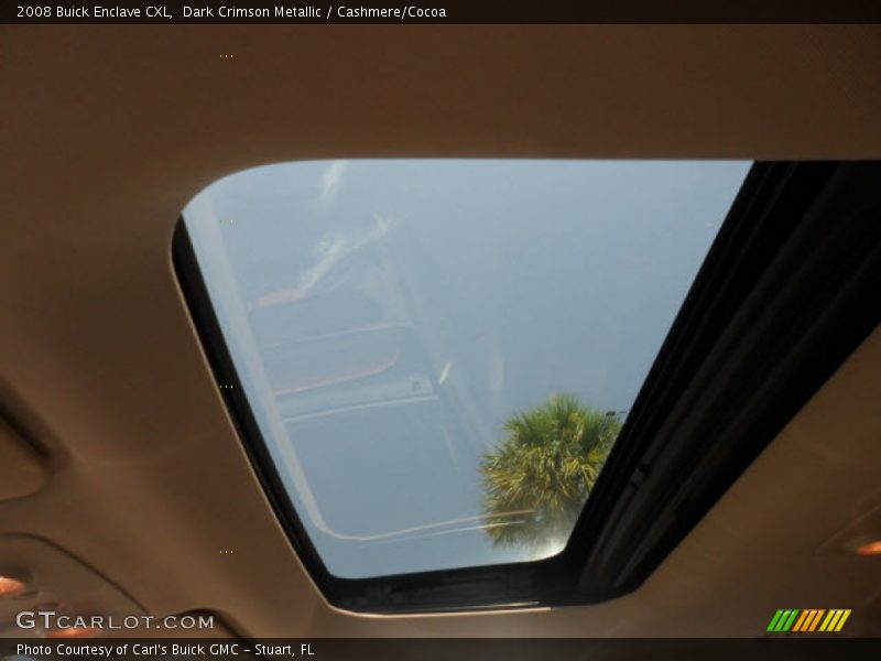 Dark Crimson Metallic / Cashmere/Cocoa 2008 Buick Enclave CXL