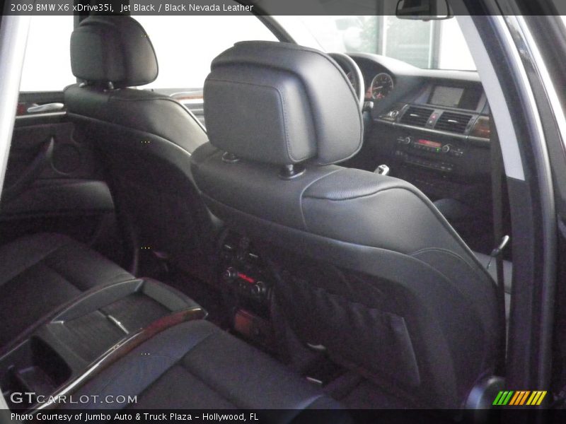 Jet Black / Black Nevada Leather 2009 BMW X6 xDrive35i