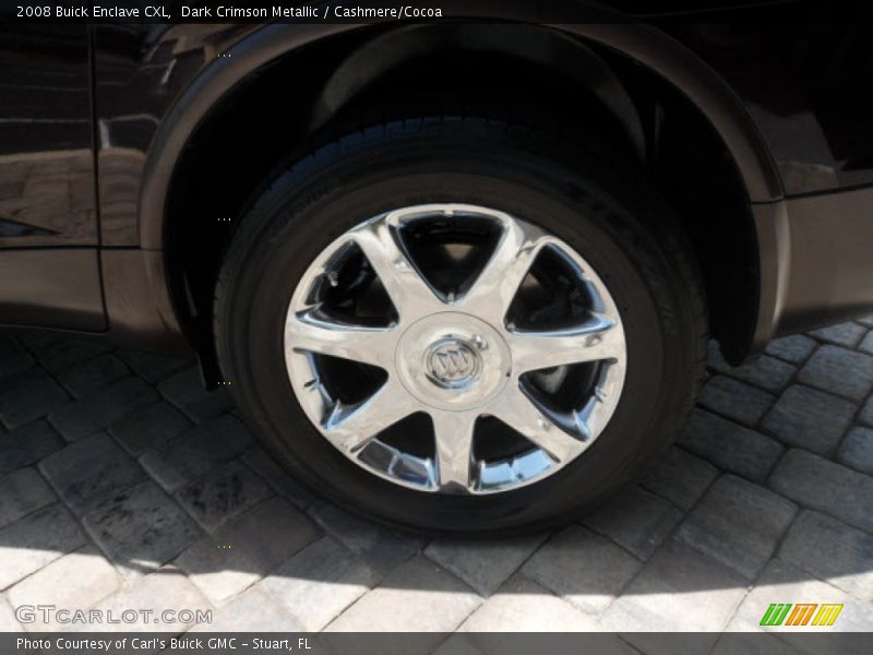Dark Crimson Metallic / Cashmere/Cocoa 2008 Buick Enclave CXL