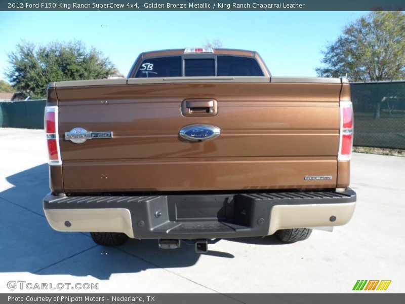 Golden Bronze Metallic / King Ranch Chaparral Leather 2012 Ford F150 King Ranch SuperCrew 4x4