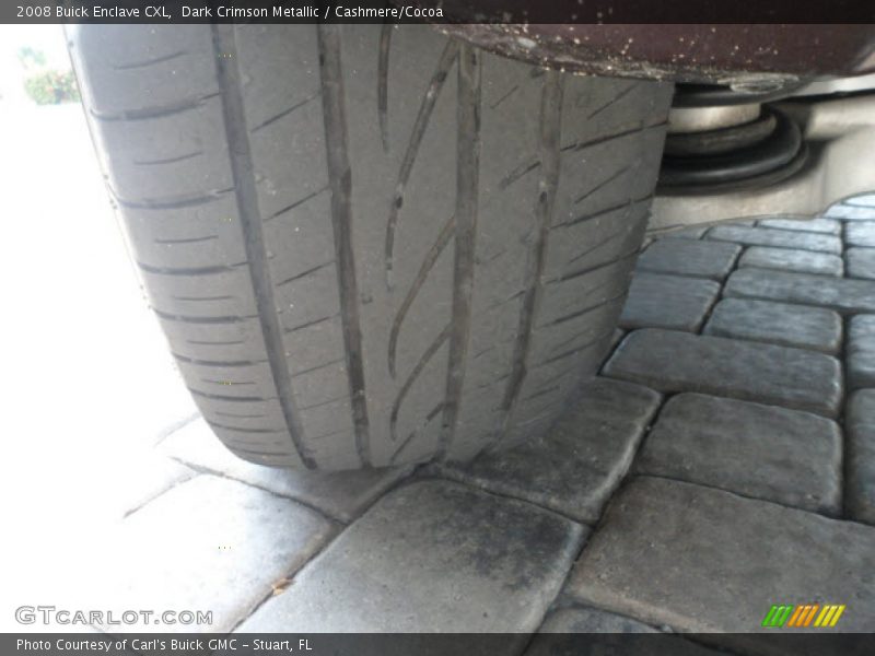 Dark Crimson Metallic / Cashmere/Cocoa 2008 Buick Enclave CXL