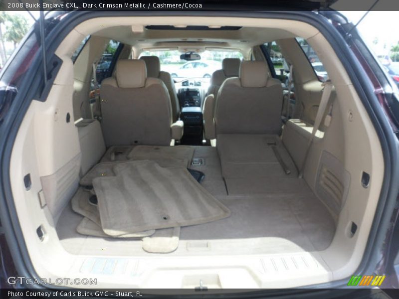 Dark Crimson Metallic / Cashmere/Cocoa 2008 Buick Enclave CXL